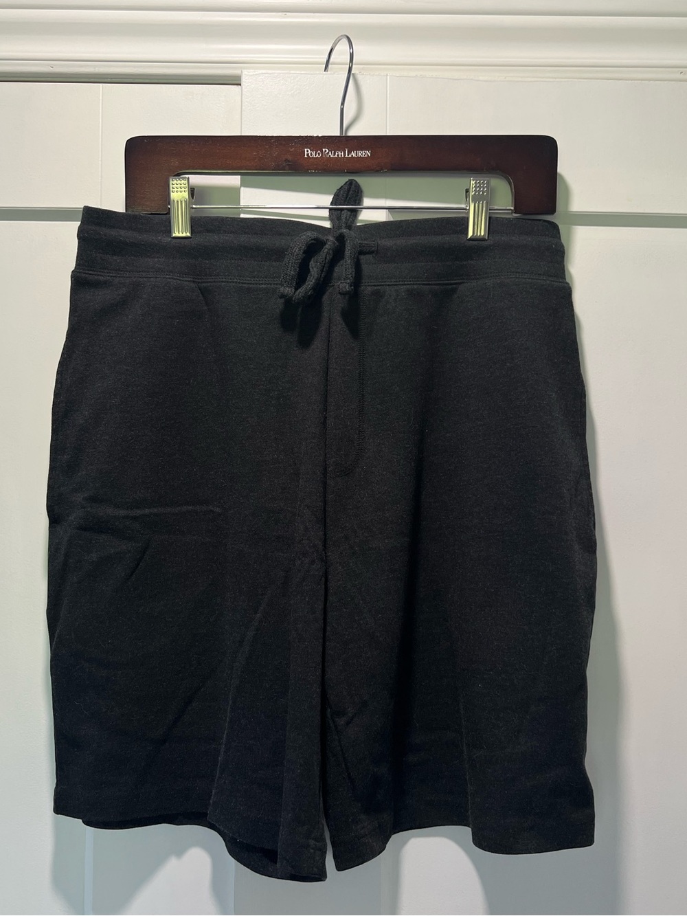 Mens Haggar Sweat Shorts, Dark Grey, L